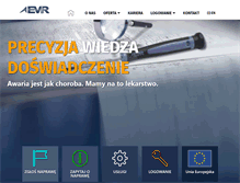 Tablet Screenshot of evr.com.pl